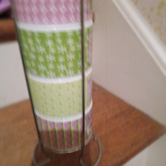 Cypress Set of 4 Coffee or Espresso Ceramic mugs with silver metal rack New - Picture 2 of 4